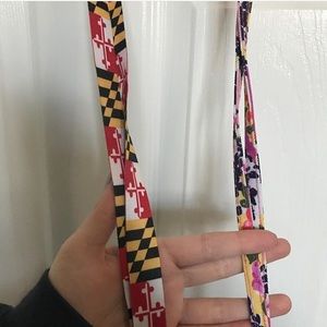 Maryland flag lanyard NEVER USED